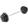Штанга разборная BB-402, стальной гриф, пластиковые диски, 40 кг (2092876)