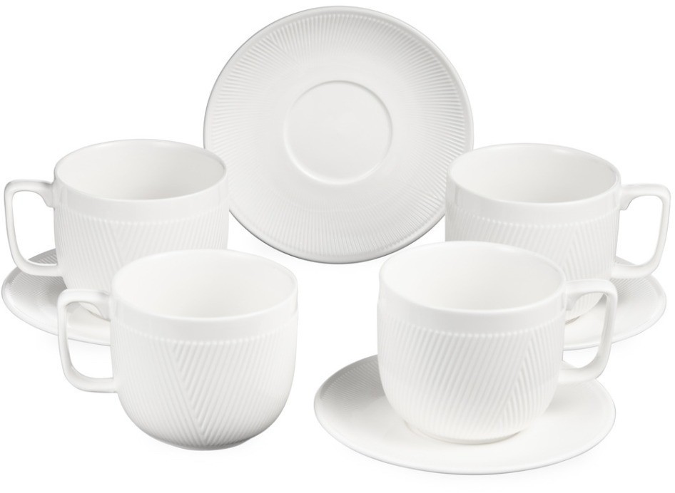 Чайный набор lefard "free line" на 4 пер. 8 пр. 300 мл (171-347)