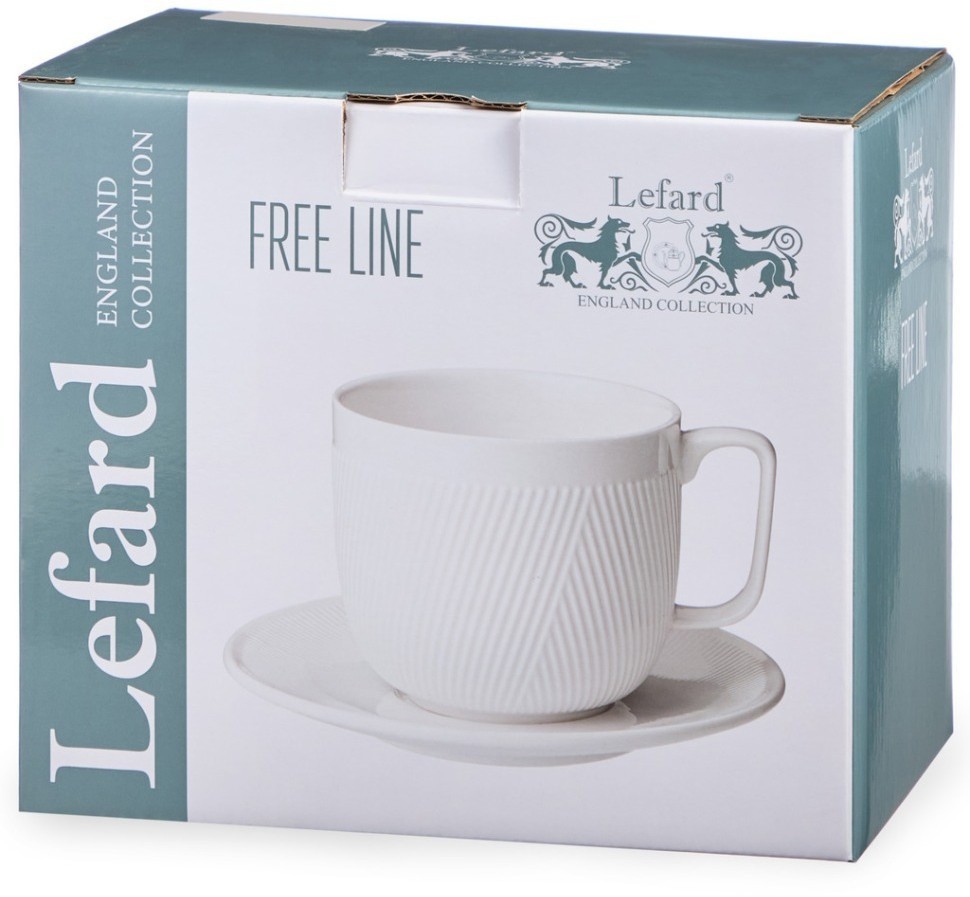 Чайный набор lefard "free line" на 4 пер. 8 пр. 300 мл (171-347)