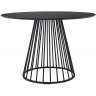Стол обеденный tyra, D110 см, черный (75791)
