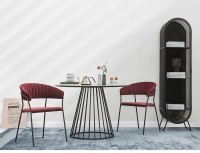 Стол обеденный tyra, D110 см, черный (75791)