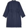 Халат из многослойного муслина темно-синего цвета из коллекции essential, размер s (75394)