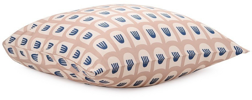 Набор из двух наволочек из сатина бежево-розового цвета с принтом blossom time из коллекции cuts&pieces, 70х70 см (70529)