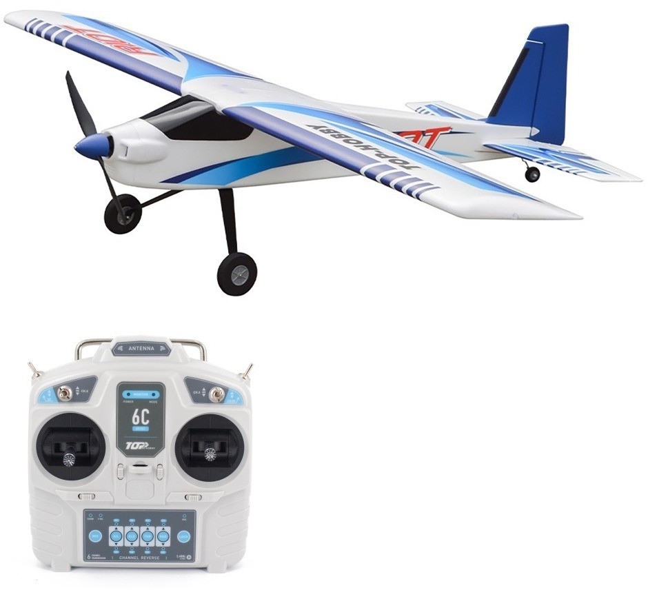 Радиоуправляемый самолет Riot Blue 1400mm RTF (TOP049C-BLUE)