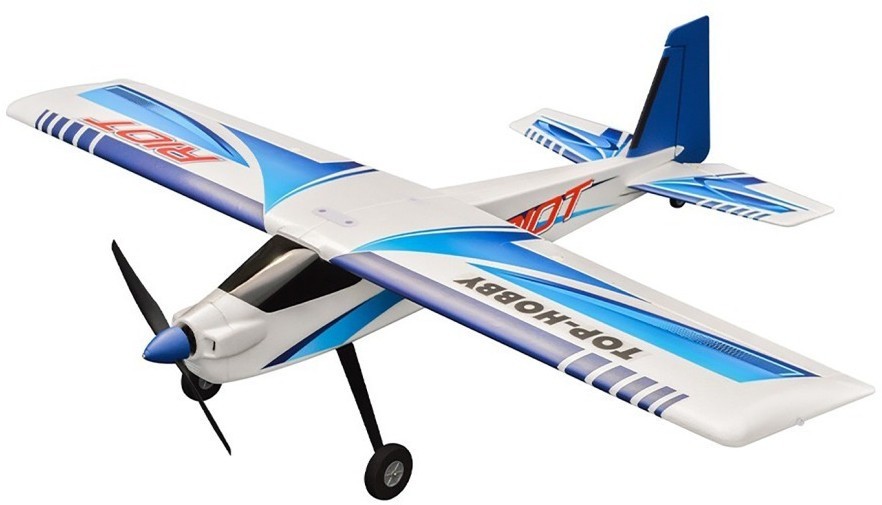 Радиоуправляемый самолет Riot Blue 1400mm RTF (TOP049C-BLUE)