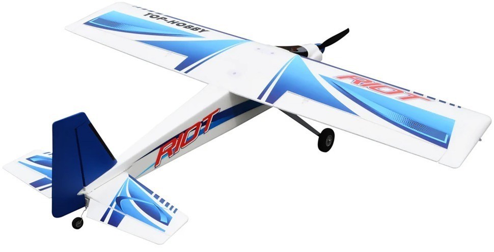 Радиоуправляемый самолет Riot Blue 1400mm RTF (TOP049C-BLUE)