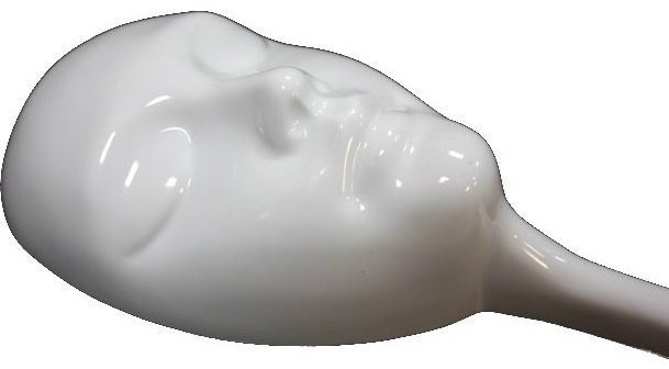 Маска для мафии пластиковая белая (31745)