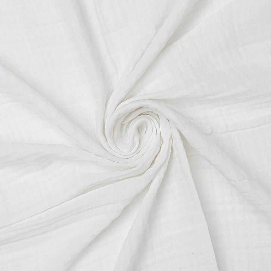 Штора из муслина с декором синего цвета из коллекции essential, 150х290 см (77782)