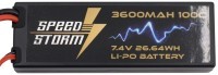 Аккумулятор Speed Storm Li-Po 7.4V 100C 3600 mAh Hard Case разъем T-plug (Deans) (SS-2S3600-100-D)