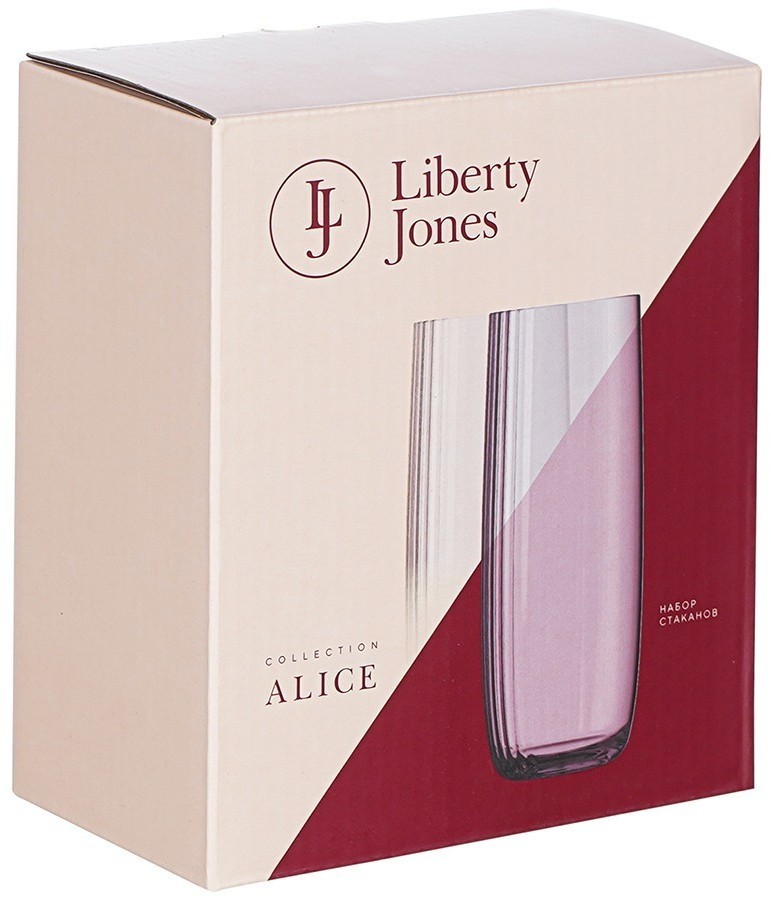 Набор стаканов alice в подарочной упаковке, 370 мл, 2 шт. (76618)