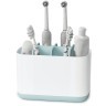 Органайзер для зубных щеток easystore™, 13х9,5х17,5 см, бело-голубой (58080)