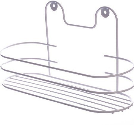 Полка настенная овал (26,5*9,5*13см) белая (АЛТ15)