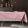 Набор из скатерти и наперона "пепел розы" 160*300 см SANTALINO (805-014)