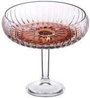 Блюдо на ножке &quot;amber&quot;, 24х24,5 см Alegre Glass (337-106)