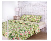 Кпб 1,5 спальный &quot;жасмин&quot; под 150х215 -1шт., прост (цвет св.желтый) 180х220 -1шт., нав 70х70 SANTALINO (984-702)