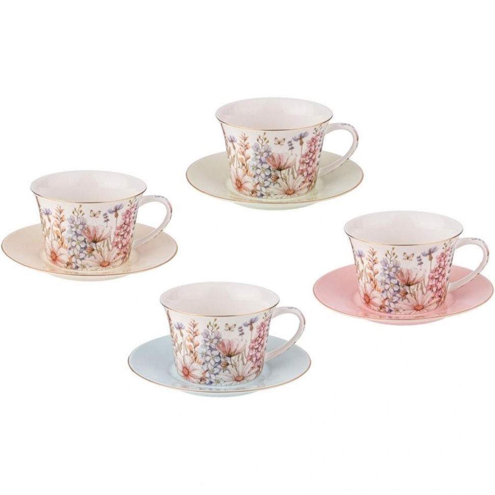 Чайный набор lefard "дворцовый парк" на 4 пер. 8 пр. 250 мл микс (760-709)