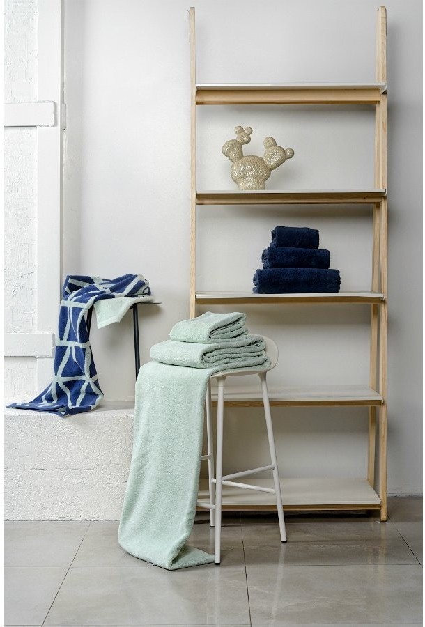 Полотенце для лица мятного цвета из коллекции essential, 30х30 см (66952)