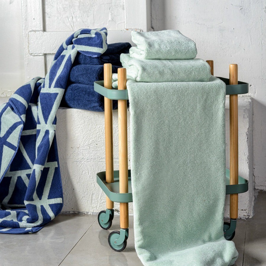 Полотенце для лица мятного цвета из коллекции essential, 30х30 см (66952)