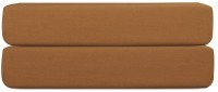 Простыня на резинке из сатина из коллекции meditation, caramel, 180х200х30 см (77756)