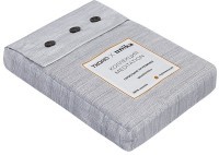 Простыня на резинке из сатина из коллекции meditation, caramel, 180х200х30 см (77756)