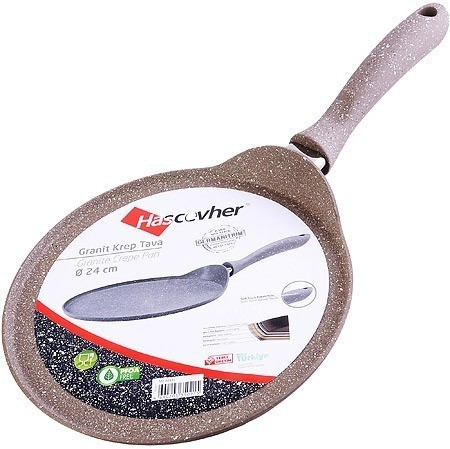 Сковорода блинная 24 см с антипригарным покрытием Hascevher (80441)