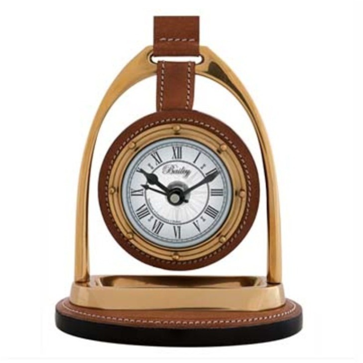 Часы Бейли 107023(ACC07023), металл, кожа, стекло, bronze/brown, ROOMERS FURNITURE