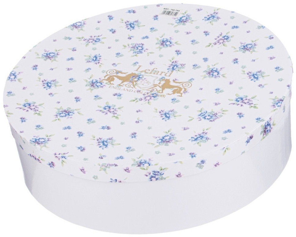 Чайный набор lefard "sonnet in blue"  на 6 пер. 12 пр. 280 мл (760-764)