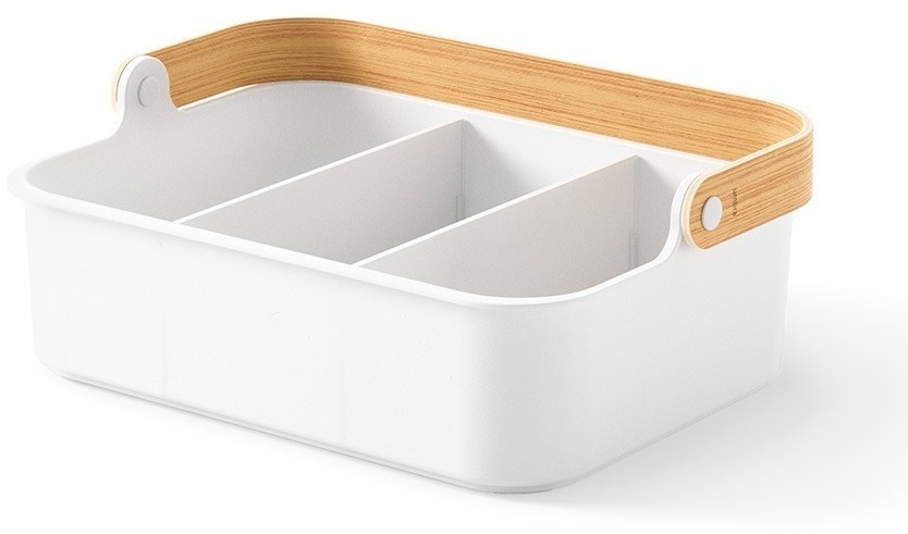 Органайзер bellwood, 37х27 см, белый/натуральное дерево (76808)