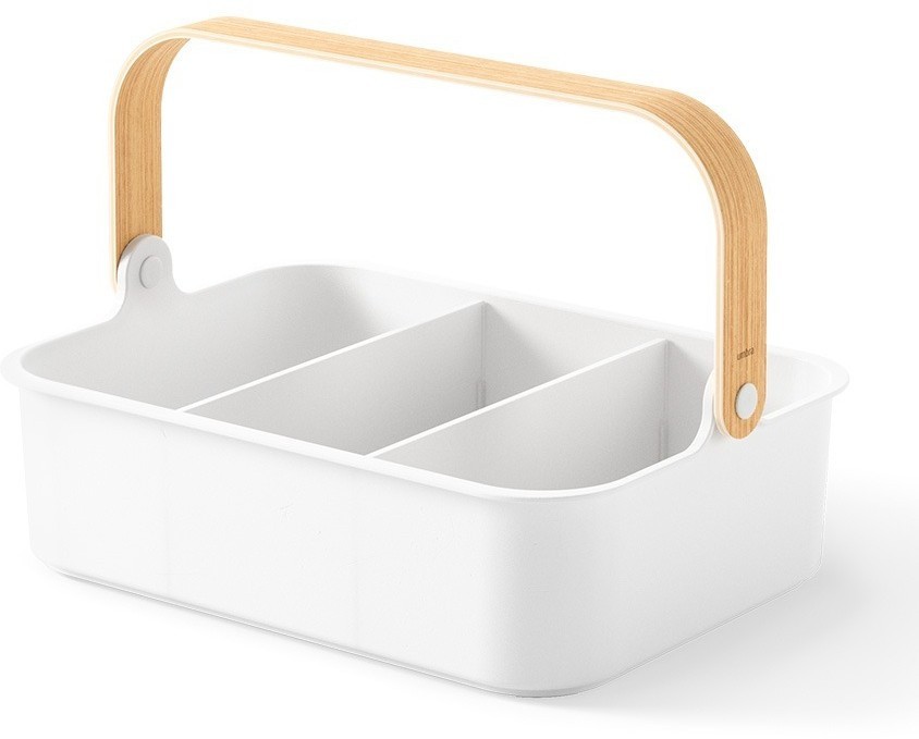 Органайзер bellwood, 37х27 см, белый/натуральное дерево (76808)