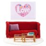 Кукольная мебель Смоланд Гостиная в красных тонах (LB_60208100)
