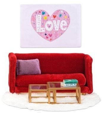 Кукольная мебель Смоланд Гостиная в красных тонах (LB_60208100)