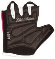 Перчатки для фитнеса SU-111, черный/белый/розовый (165013)