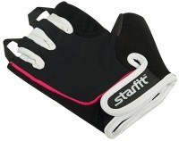 Перчатки для фитнеса SU-111, черный/белый/розовый (165013)