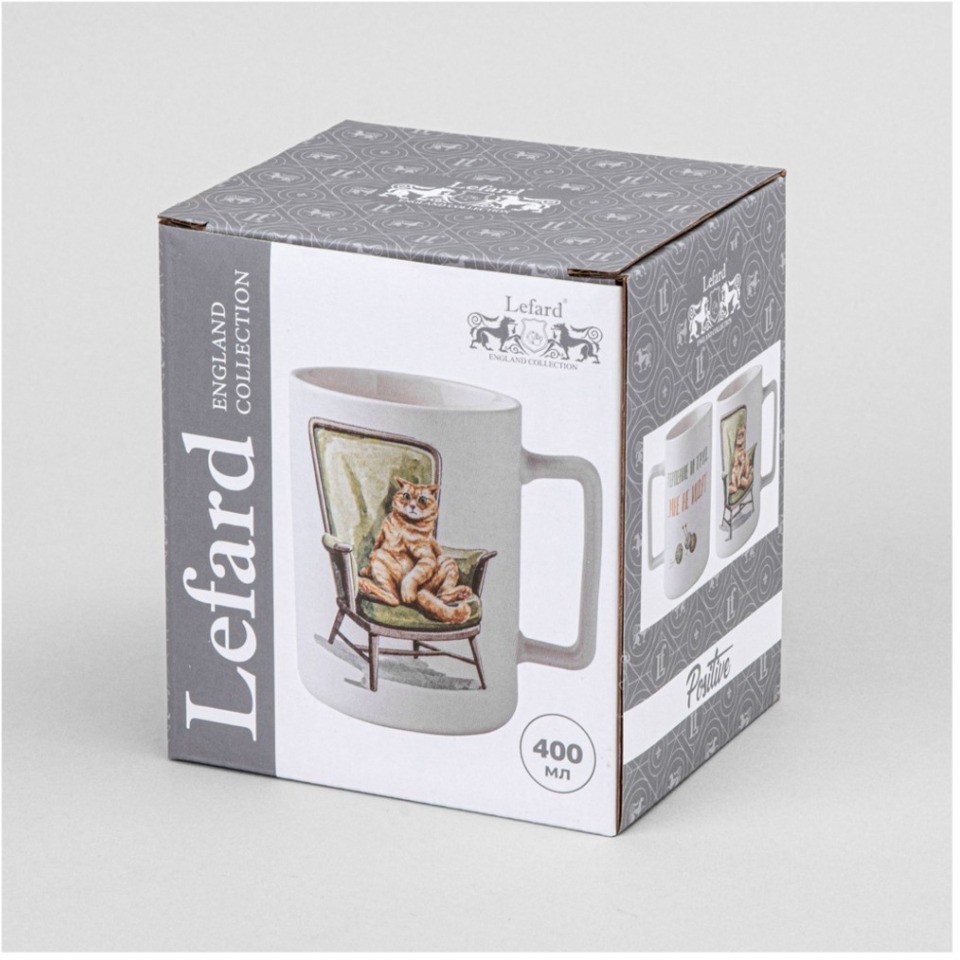 Кружка lefard "терпение и труд мне не идут" 400мл (260-1018)