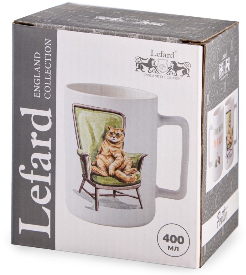 Кружка lefard "терпение и труд мне не идут" 400мл (260-1018)