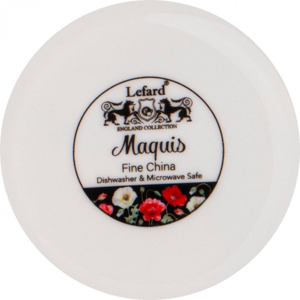 Набор тарелок закусочных "маки" 2 шт. 20,5 см черный Lefard (104-767)
