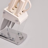 Набор ножей agness  на пластиковой подставке, 7 предметов (911-782)