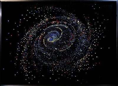Картина Галактика Большая с кристаллами Swarovski (2300)