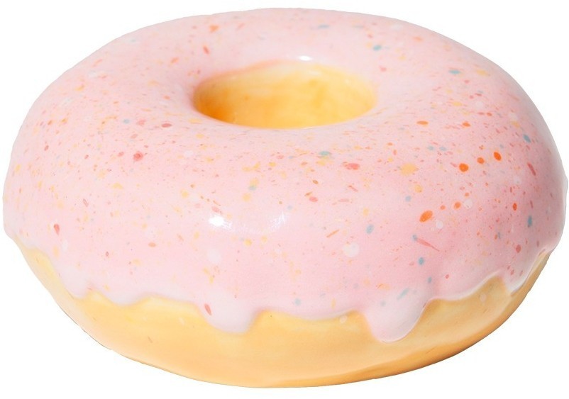 Подсвечник fast food, donut, D7 см, розовый (78950)