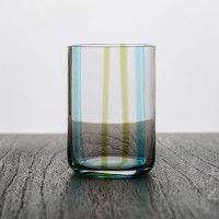 Стакан DF09075/B, стекло, clear/blue/green, ROOMERS TABLEWARE