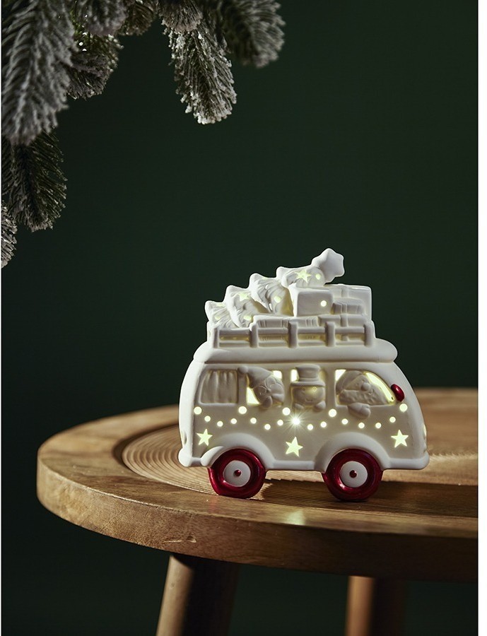Декор новогодний с подсветкой classy van из коллекции new year essential, 12 см (78316)