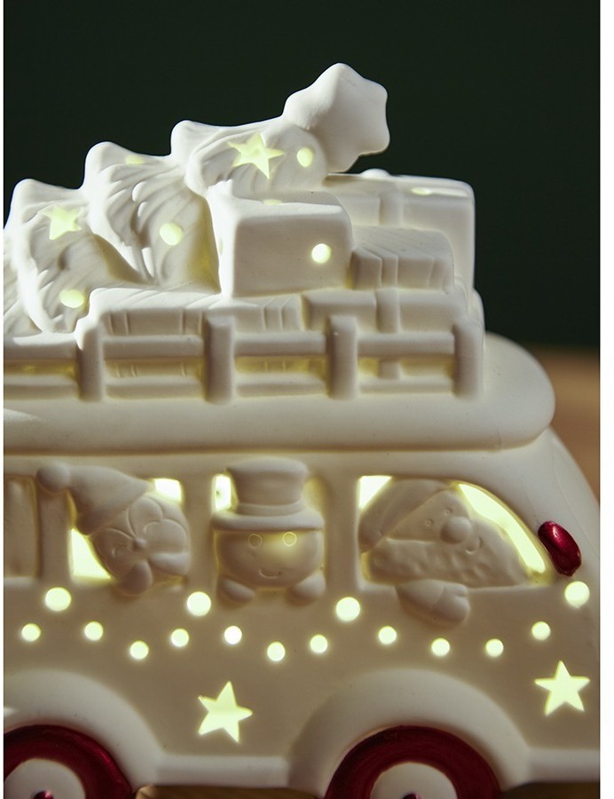 Декор новогодний с подсветкой classy van из коллекции new year essential, 12 см (78316)