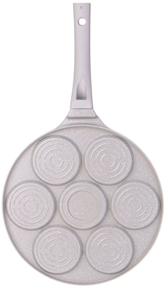 Сковорода agness "смайл"для оладий с антипригар.покрытием диаметр=26.5 см. (932-029)