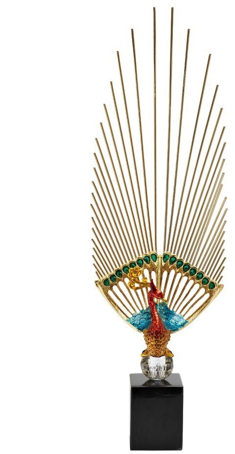 Статуэтка  "Жар-птица" с золотым хвостом" 20*9*66см (TT-00008881)