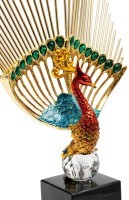 Статуэтка  &quot;Жар-птица&quot; с золотым хвостом&quot; 20*9*66см (TT-00008881)