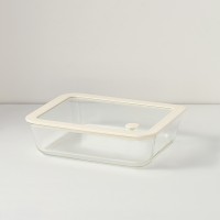 Контейнер для запекания и хранения с вакуумным эффектом vacuum glass, 1,4 л, молочный (78842)