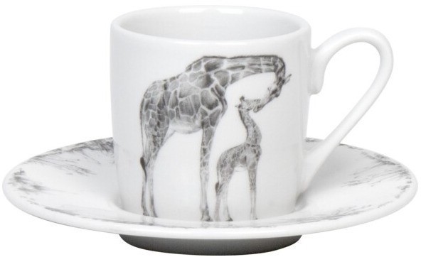 Кофейная пара экспрессо "Удивительные животные" - Жираф&Слон" 11 5 000 2760