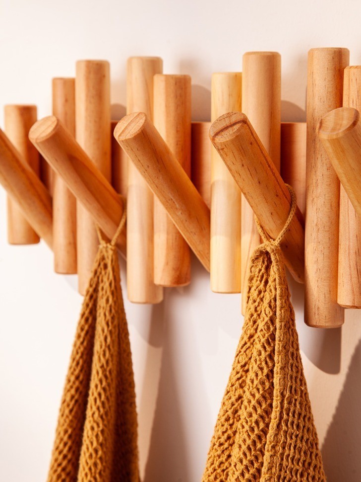 Полотенце для рук из умягченной вафли цвета охры из коллекции essential, 50x90 см (79189)