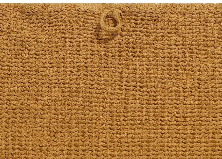 Полотенце для рук из умягченной вафли цвета охры из коллекции essential, 50x90 см (79189)