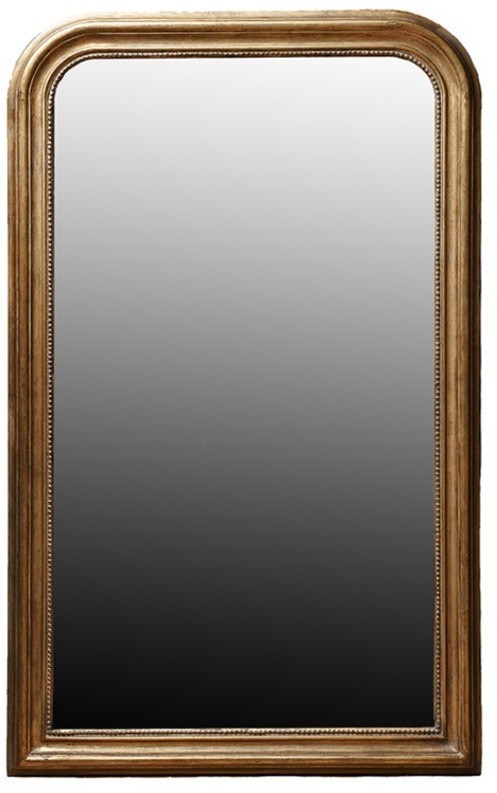 Зеркало MirrorMR11, Массив дерева, brass/brown, ROOMERS FURNITURE